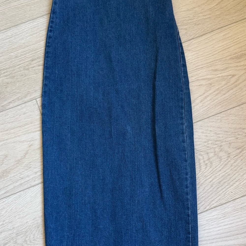 Classic Strapless Denim Dress Size Small NWT